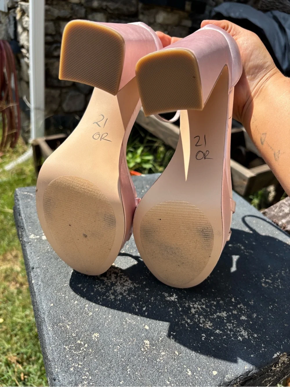MADDEN GIRL BALLETCORE Pink Satin 4.5” Platform